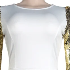 Autumn New Sequin Decor Stretch Backless Elegant Fishtail Maxi Dress Wholesale Cut Out Dresses -Plus-Size Dresses Sales Store AA001157 8