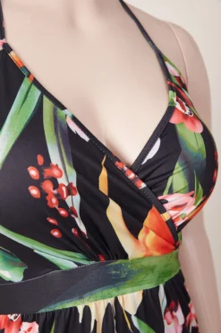 S-2XL Summer New Plus Size Plant Batch Printing Stretch Backless Crossed Adjustable Straps Stylish Tropical Vacation Style Maxi Dress Wholesale Casual Dresses 33 S-2XL Summer New Plus Size Plant Batch Printing Stretch Backless Crossed Adjustable Straps Stylish Tropical Vacation Style Maxi Dress Wholesale Casual Dresses -Plus-Size Dresses Sales Store AA005580 1698045921878 16