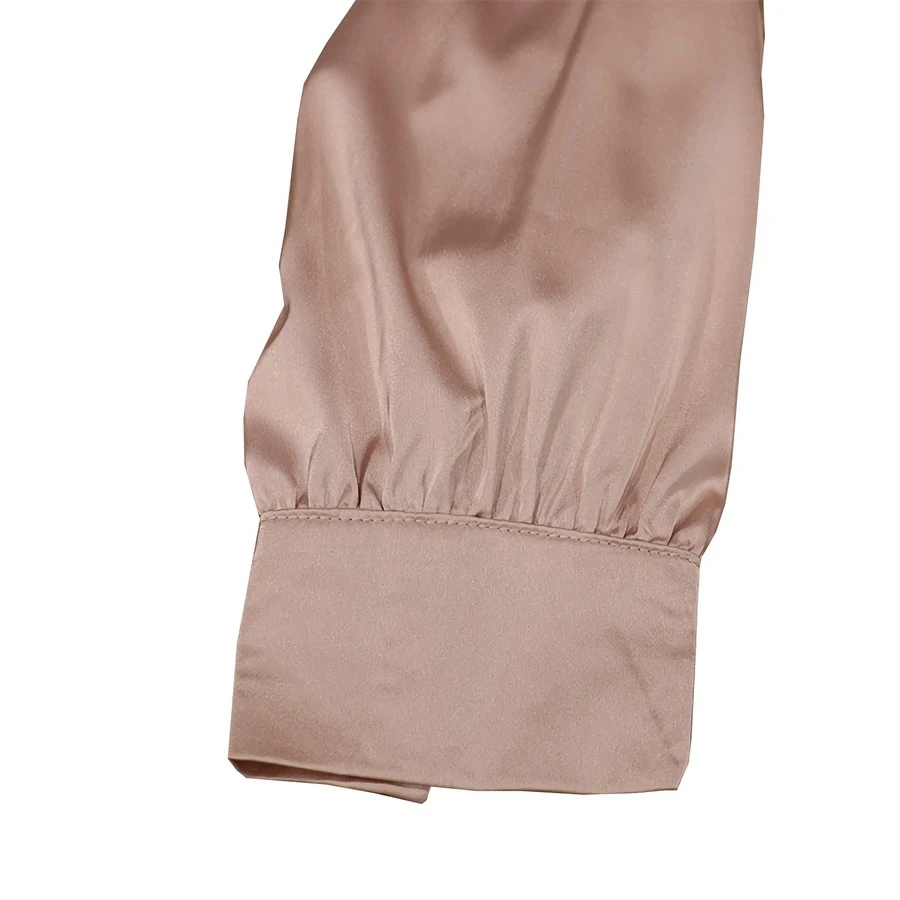 Autumn New Two Colors Slight Stretch Satin Single-breasted Backless Lace-up Stylish Sexy Shirt Mini Dress Wholesale Cut Out Dresses 17 Autumn New Two Colors Slight Stretch Satin Single-breasted Backless Lace-up Stylish Sexy Shirt Mini Dress Wholesale Cut Out Dresses - Image 17