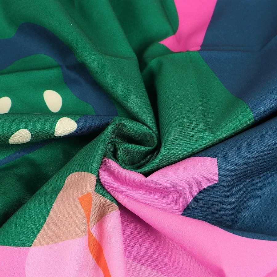 M-3XL Plus Size Lapel Flower Batch Printing Inelastic Casual Midi Dress Wholesale Plus-Size Dresses 16 M-3XL Plus Size Lapel Flower Batch Printing Inelastic Casual Midi Dress Wholesale Plus-Size Dresses - Image 16