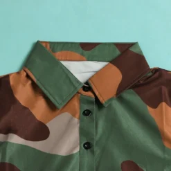 M-3XL Plus Size Lapel Camo Printing Inelastic Casual Midi Dress Wholesale Plus-Size Dresses -Plus-Size Dresses Sales Store AA010582 10