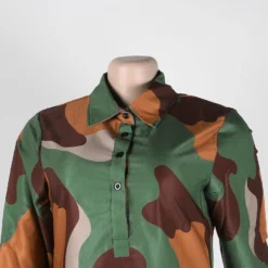 M-3XL Plus Size Lapel Camo Printing Inelastic Casual Midi Dress Wholesale Plus-Size Dresses -Plus-Size Dresses Sales Store AA010582 8