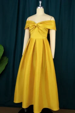 S-4XL Plus Size Slight stretch Off-shoulder Zip-up Bow Tie Sexy Midi Dress Wholesale Plus-Size Dresses -Plus-Size Dresses Sales Store AA010887 10