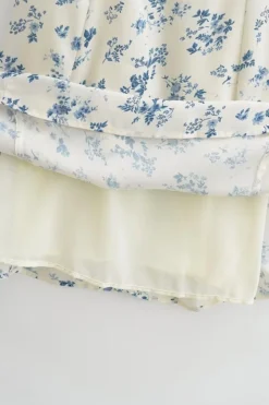 Sexy Non-stretch Floral Batch Printing Lace-up Sling Mini Dress(size Run Small) Wholesale -Plus-Size Dresses Sales Store AA014869 12