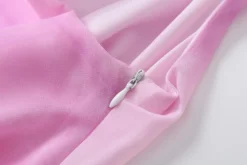 Casual Slight Stretch Tie-dye Mesh Sleeveless Midi Dress Wholesale Tank & Cami Dresses -Plus-Size Dresses Sales Store AA015278 6