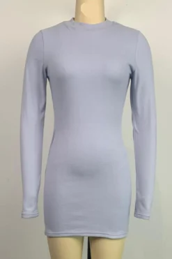 Sexy Plus-size High Stretch Double Sided Velvet Tight Simple Mini Dress Wholesale Plus-Size Dresses -Plus-Size Dresses Sales Store AA016610 6