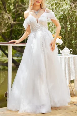 Elegant Plus Size Non-stretch Embroidery Zip-up Maxi Evening Dress Wholesale -Plus-Size Dresses Sales Store AA017076 4