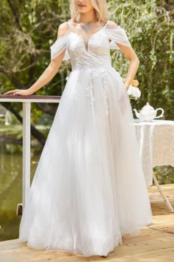 Elegant Plus Size Non-stretch Embroidery Zip-up Maxi Evening Dress Wholesale -Plus-Size Dresses Sales Store AA017076 5