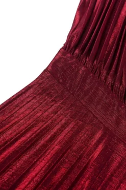 Casual Plus Size Slight Stretch Solid Color Shirring Sleeveless Maxi Dress Wholesale -Plus-Size Dresses Sales Store AA017548 13 1