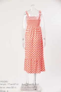 Casual Stylish Plus-size Slight Stretch Contrast Low-cut Print Midi Dress Wholesale 18 Casual Stylish Plus-size Slight Stretch Contrast Low-cut Print Midi Dress Wholesale -Plus-Size Dresses Sales Store AA019428 1714014285988 8