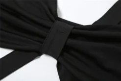 Sexy Slight Stretch Solid Color Hollow Backless Slit Maxi Dress Wholesale -Plus-Size Dresses Sales Store AA020239 10