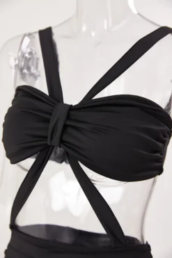 Sexy Slight Stretch Solid Color Hollow Backless Slit Maxi Dress Wholesale -Plus-Size Dresses Sales Store AA020239 1716428154039 13