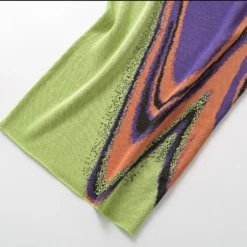 New Slight Stretch Knit Jacquard Round Neck Maxi Tank Dress(size Run Small) Wholesale 11 New Slight Stretch Knit Jacquard Round Neck Maxi Tank Dress(size Run Small) Wholesale -Plus-Size Dresses Sales Store AA021084 3