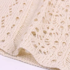 New See Through Knitted V-neck High-slit Sexy Beach Dress Cover-ups (without Lining,xs=xs/s,m=m/l Xl=xl/xxl) Wholesale Cover-ups -Plus-Size Dresses Sales Store BA002591 10